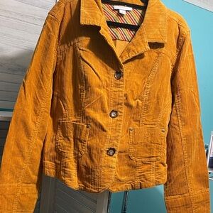 Dress Barn Golden Corduroy Blazer